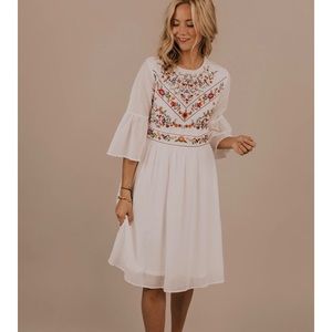 ROOLEE The DeMille Embroidery Dress